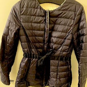 NWOT Weekend by Max Mara down jacket with bow